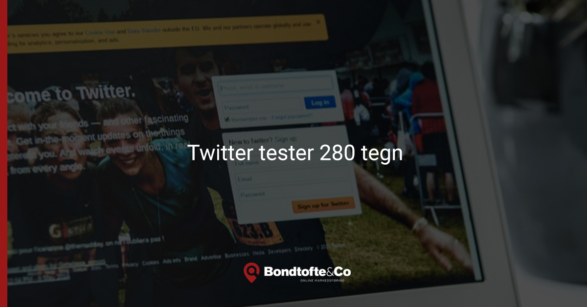 Twitter tester 280 tegn