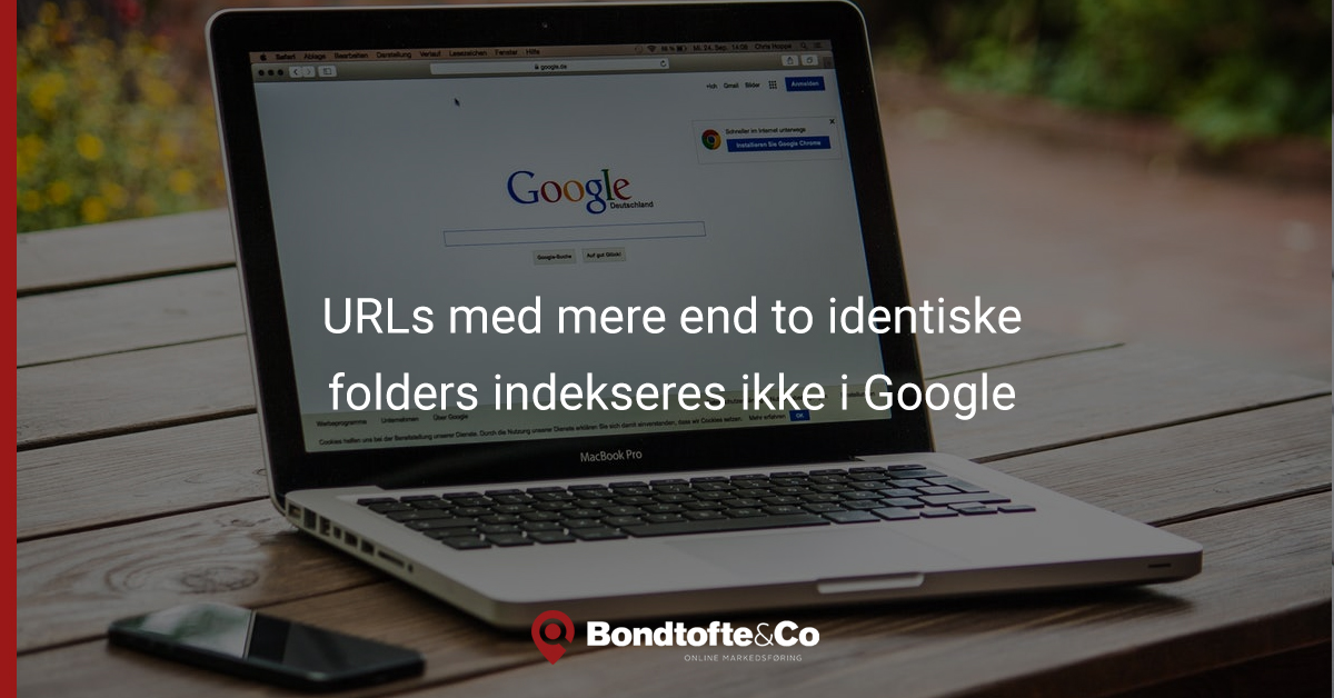 URLs med mere end to identiske folders indekseres ikke i Google