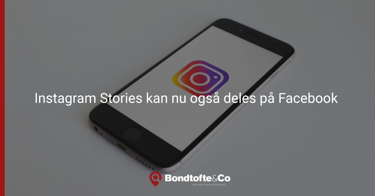 Instagram Stories kan nu også deles på Facebook