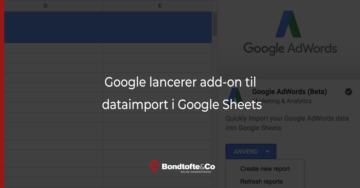 Google lancerer add-on til dataimport i Google Sheets