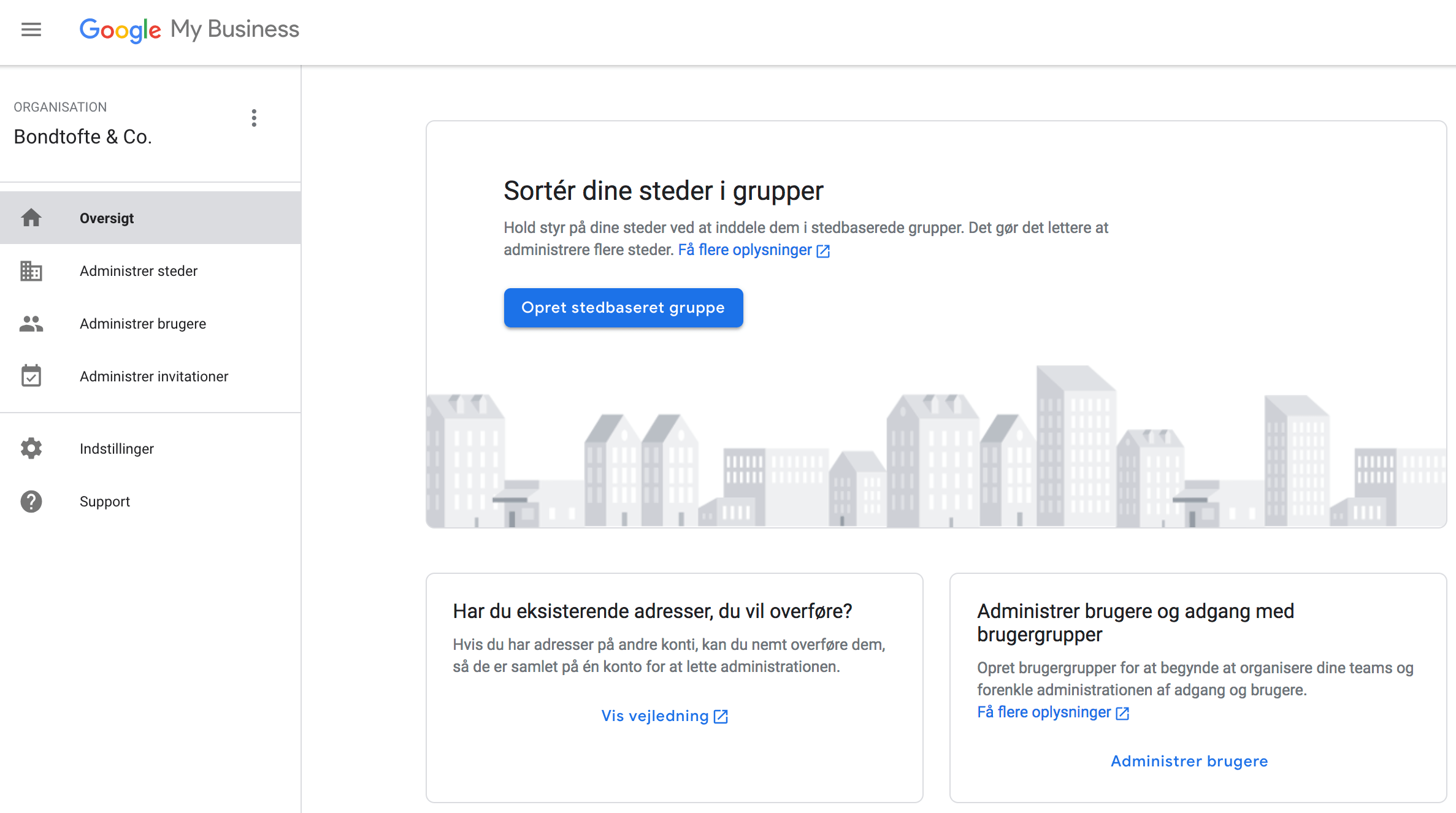 Mybusiness bureau dashboard